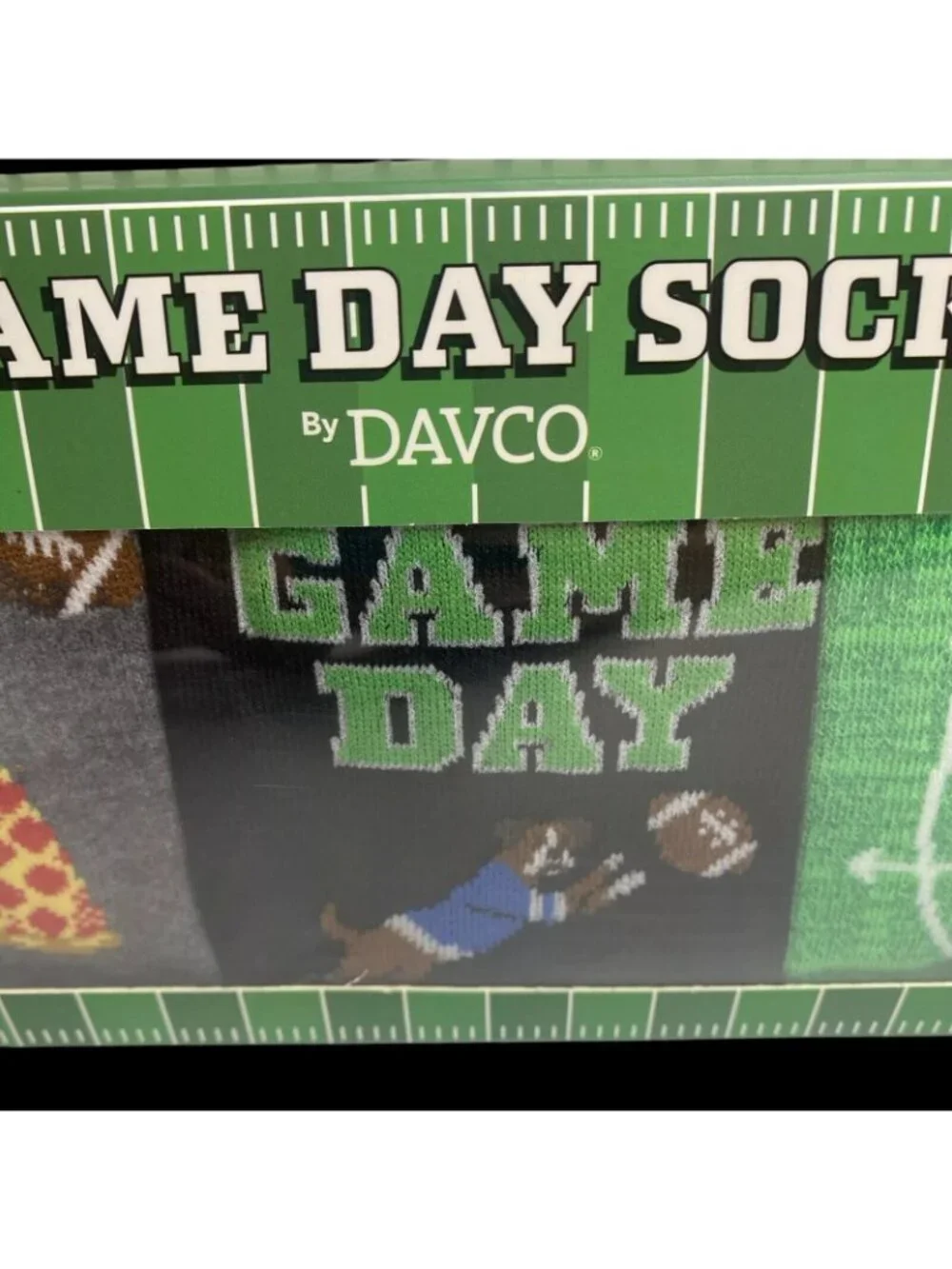 Men's Game Day Football Crew Socks Gift Set - Size 6-12 - New in Box